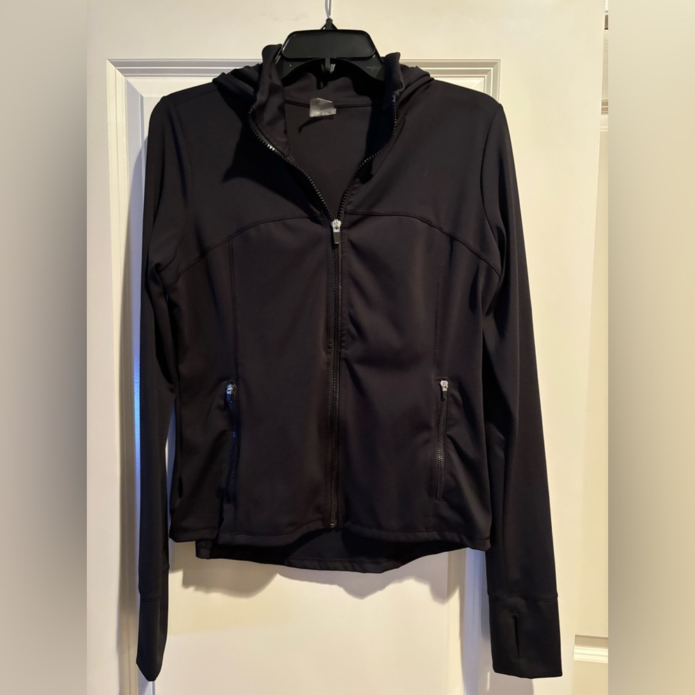 CALIA by Carrie Underwood Women's Black Zip Up Hoodie Jacket - Size M